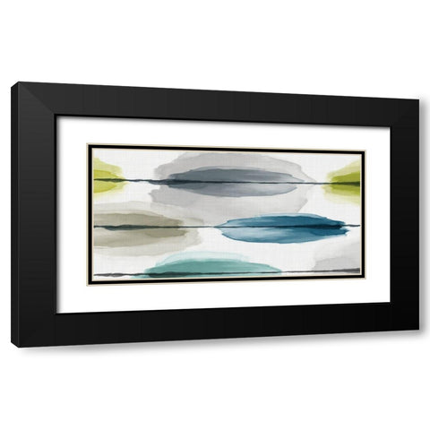 Follow Beside  Black Modern Wood Framed Art Print with Double Matting by Watts, Eva