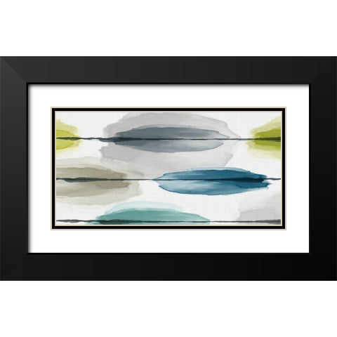 Follow Beside  Black Modern Wood Framed Art Print with Double Matting by Watts, Eva