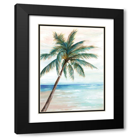 Hawaii Beach I  Black Modern Wood Framed Art Print with Double Matting by Watts, Eva