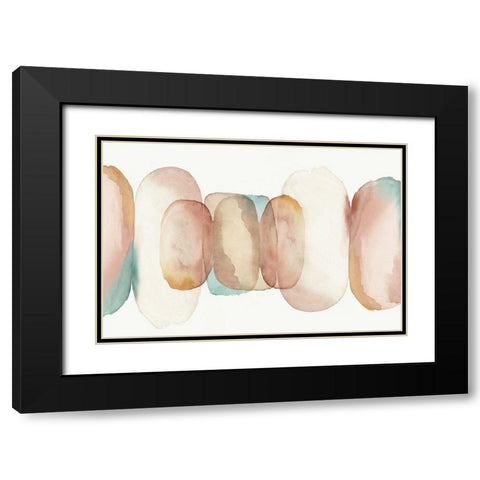 Daydream Mist  Black Modern Wood Framed Art Print with Double Matting by Watts, Eva