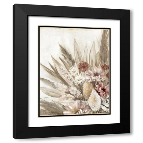 Send all your Love I  Black Modern Wood Framed Art Print with Double Matting by Watts, Eva