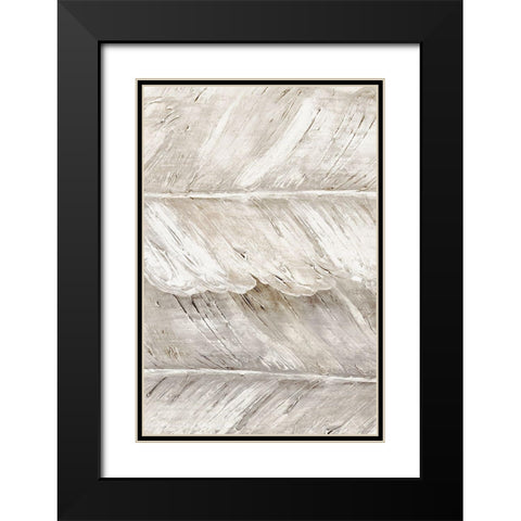 Leaf Overlay I  Black Modern Wood Framed Art Print with Double Matting by Watts, Eva