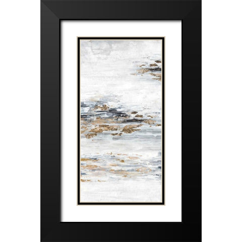 Memory I Black Modern Wood Framed Art Print with Double Matting by Isabelle Z