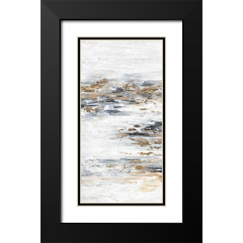 Memory II Black Modern Wood Framed Art Print with Double Matting by Isabelle Z
