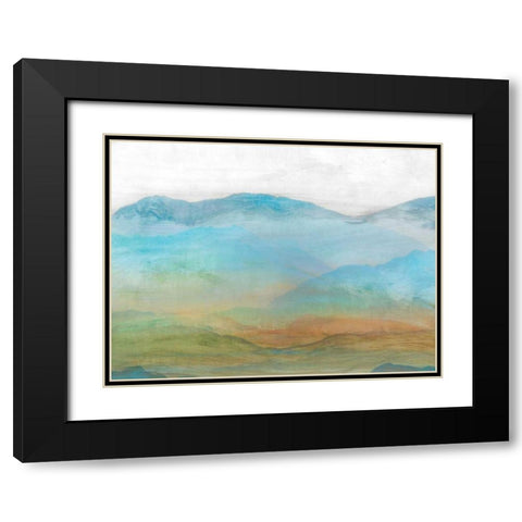 Panorama I Black Modern Wood Framed Art Print with Double Matting by Isabelle Z