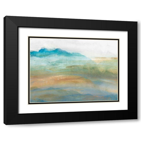 Panorama II Black Modern Wood Framed Art Print with Double Matting by Isabelle Z