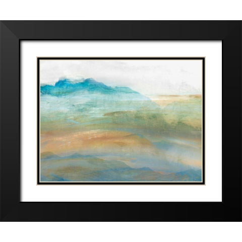 Panorama II Black Modern Wood Framed Art Print with Double Matting by Isabelle Z