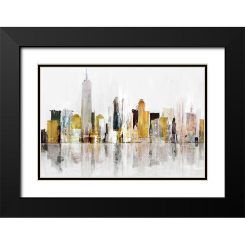 Towering Over Buildings III Black Modern Wood Framed Art Print with Double Matting by Isabelle Z