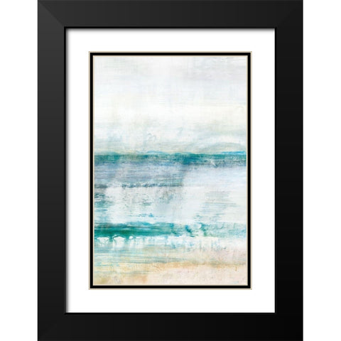 Waverly II Black Modern Wood Framed Art Print with Double Matting by Isabelle Z