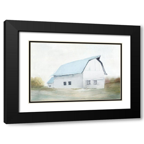 By the Barn II Black Modern Wood Framed Art Print with Double Matting by Isabelle Z
