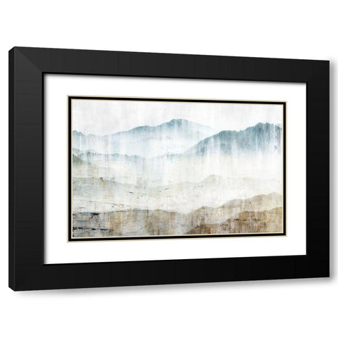 Beneath I Black Modern Wood Framed Art Print with Double Matting by Isabelle Z