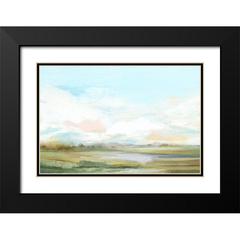 Habit II Black Modern Wood Framed Art Print with Double Matting by Isabelle Z