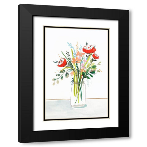 Spring Clean I  Black Modern Wood Framed Art Print with Double Matting by Isabelle Z