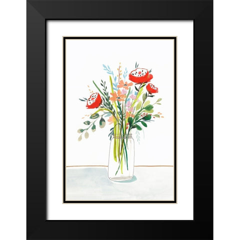 Spring Clean I  Black Modern Wood Framed Art Print with Double Matting by Isabelle Z