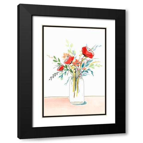 Spring Clean II  Black Modern Wood Framed Art Print with Double Matting by Isabelle Z