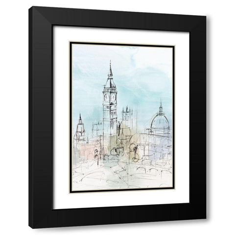 New York City I Black Modern Wood Framed Art Print with Double Matting by Isabelle Z