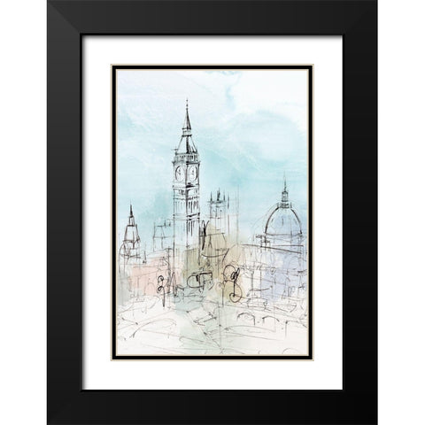 New York City I Black Modern Wood Framed Art Print with Double Matting by Isabelle Z