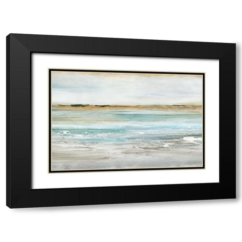 Retrospective III  Black Modern Wood Framed Art Print with Double Matting by Isabelle Z