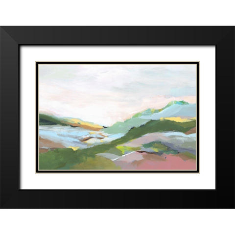 Highland I  Black Modern Wood Framed Art Print with Double Matting by Isabelle Z