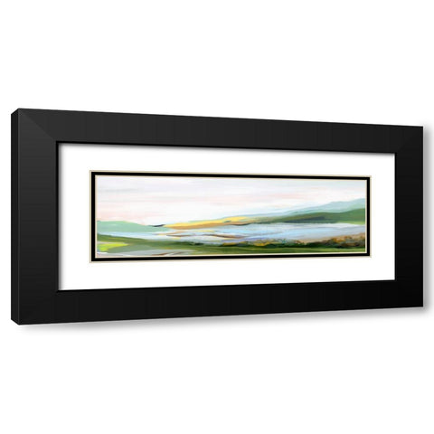 Highland II  Black Modern Wood Framed Art Print with Double Matting by Isabelle Z