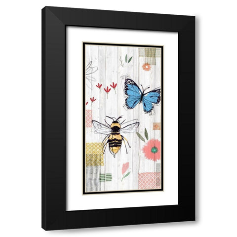 Backyard Summer III  Black Modern Wood Framed Art Print with Double Matting by Isabelle Z