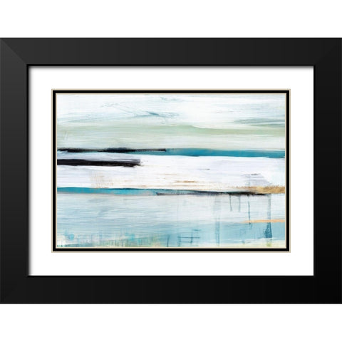 Standing Still I  Black Modern Wood Framed Art Print with Double Matting by Isabelle Z