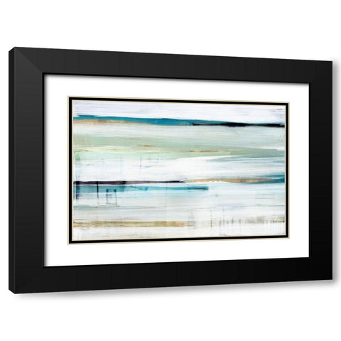 Standing Still II  Black Modern Wood Framed Art Print with Double Matting by Isabelle Z