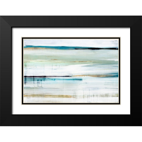 Standing Still II  Black Modern Wood Framed Art Print with Double Matting by Isabelle Z