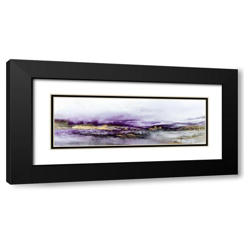 Elusive Dreams Violet Version  Black Modern Wood Framed Art Print with Double Matting by Isabelle Z