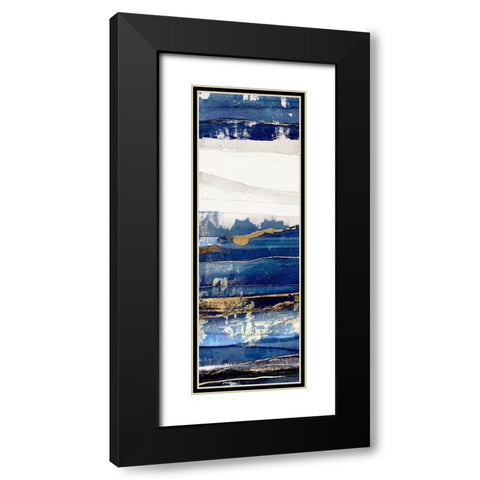 Ultramarine I  Black Modern Wood Framed Art Print with Double Matting by Isabelle Z