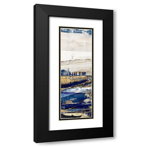 Ultramarine II  Black Modern Wood Framed Art Print with Double Matting by Isabelle Z