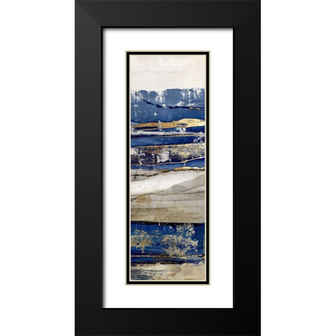 Ultramarine III  Black Modern Wood Framed Art Print with Double Matting by Isabelle Z