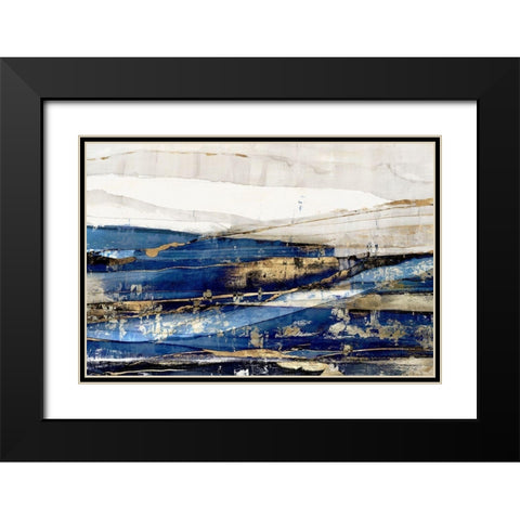 Delighted  Black Modern Wood Framed Art Print with Double Matting by Isabelle Z