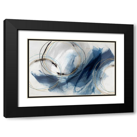 Detour   Black Modern Wood Framed Art Print with Double Matting by Isabelle Z