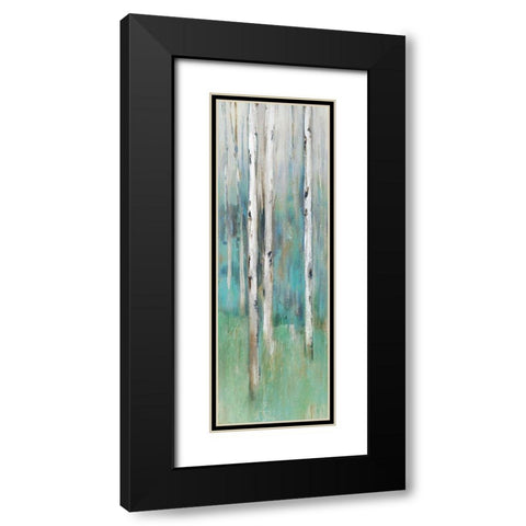 Foothills III  Black Modern Wood Framed Art Print with Double Matting by Isabelle Z