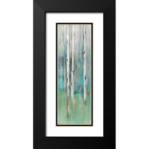 Foothills III  Black Modern Wood Framed Art Print with Double Matting by Isabelle Z