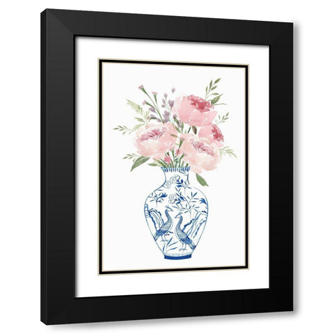 Ever Thine  Black Modern Wood Framed Art Print with Double Matting by Isabelle Z