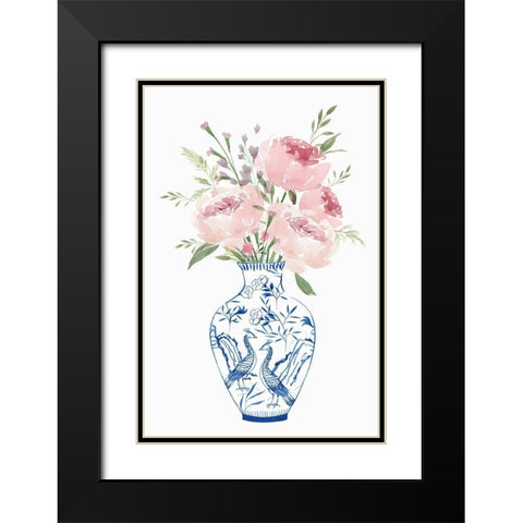 Ever Thine  Black Modern Wood Framed Art Print with Double Matting by Isabelle Z