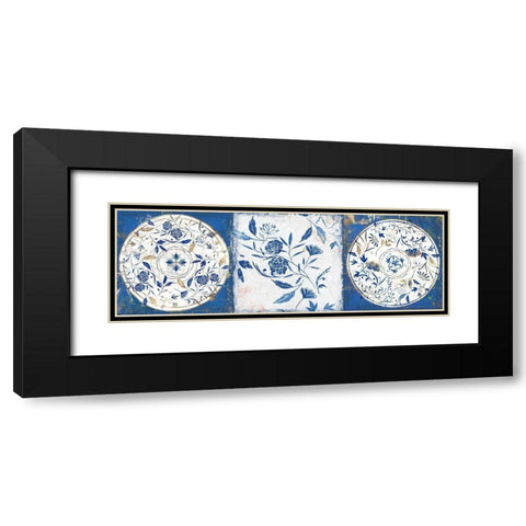 Indgio Ceramics II  Black Modern Wood Framed Art Print with Double Matting by Isabelle Z