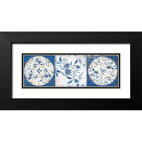 Indgio Ceramics II  Black Modern Wood Framed Art Print with Double Matting by Isabelle Z