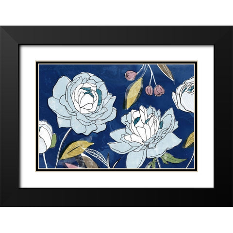 Courtesy I  Black Modern Wood Framed Art Print with Double Matting by Isabelle Z