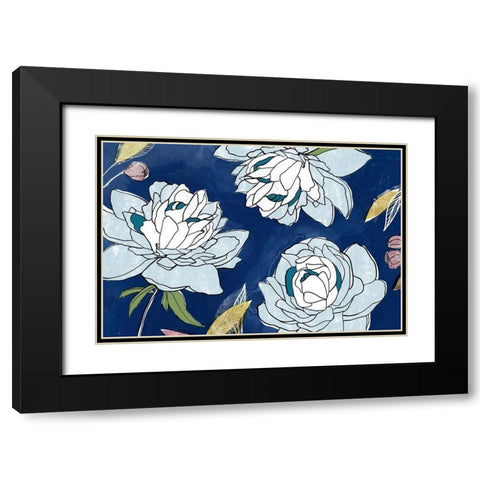 Courtesy II  Black Modern Wood Framed Art Print with Double Matting by Isabelle Z