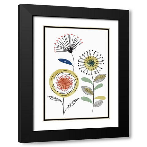 Pursuing  Black Modern Wood Framed Art Print with Double Matting by Isabelle Z