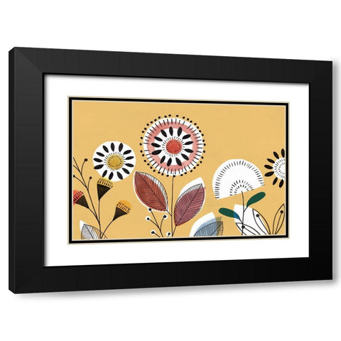 Scandi Sunrise II  Black Modern Wood Framed Art Print with Double Matting by Isabelle Z