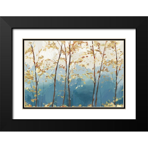 Ascent Trail  Black Modern Wood Framed Art Print with Double Matting by Isabelle Z