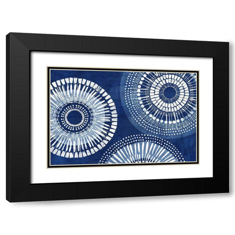Adelle I  Black Modern Wood Framed Art Print with Double Matting by Isabelle Z