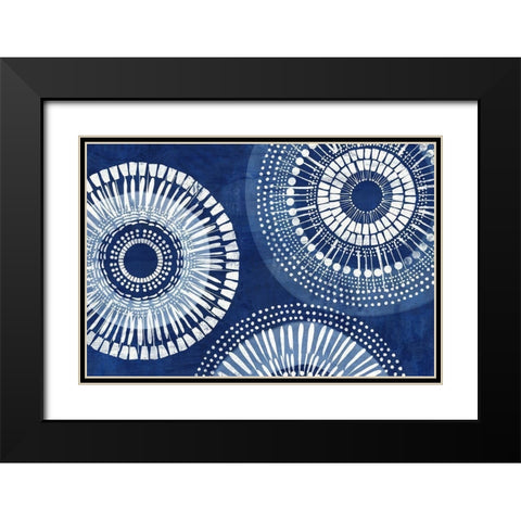 Adelle I  Black Modern Wood Framed Art Print with Double Matting by Isabelle Z