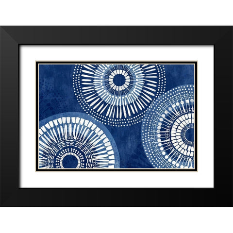 Adelle II  Black Modern Wood Framed Art Print with Double Matting by Isabelle Z
