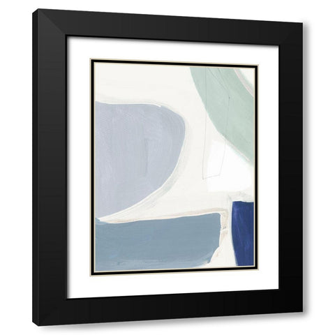 Echoing Summers End  Black Modern Wood Framed Art Print with Double Matting by Isabelle Z