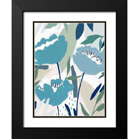 Song of the Wind II   Black Modern Wood Framed Art Print with Double Matting by Isabelle Z